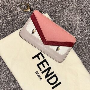 Fendi monsters key ring / coin pouch